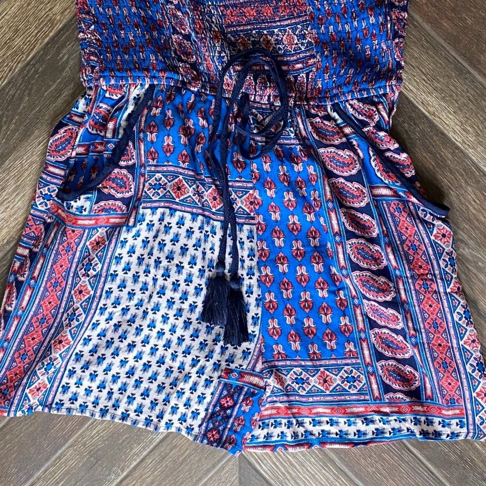 Band of Gypsies Strapless Romper